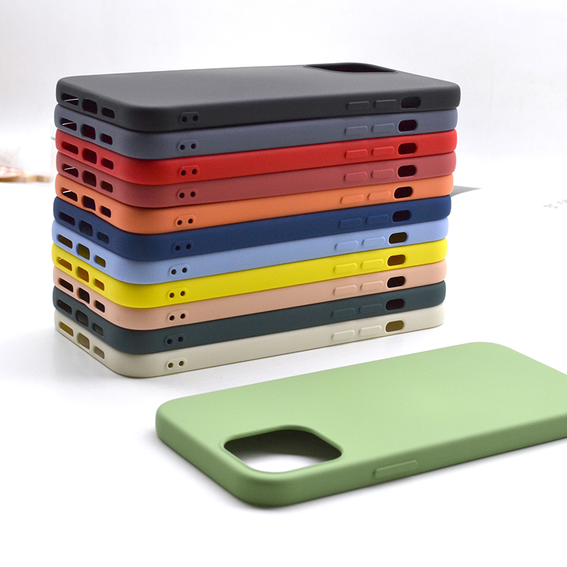 Neuankömmling Rainbow Color Silikon Liquid Phone Case für iPhone 11 Pro Max X XS XR 6 6 Plus 6S 7 8 Handy-Schutzhülle