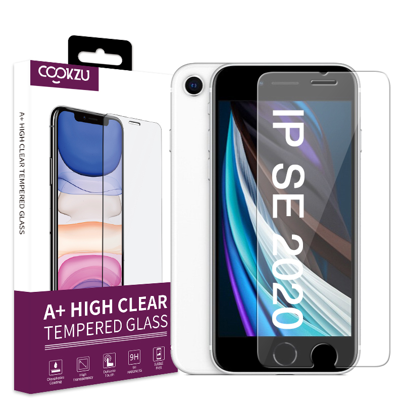 Heiße 9H Premium-Displayfolie aus gehärtetem Glas für Apple Iphone SE 2020 Displayschutzfolie
