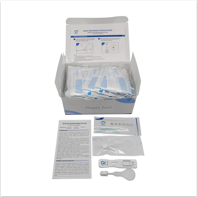 V-CHEK ™ 2019-nCoV Ag Speichelschnelltest (Immunochromatographie)