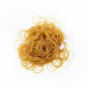 Fabrik angepasste einfarbige gelbe hochelastische Büro kulturelle und pädagogische praktische Gummiband
