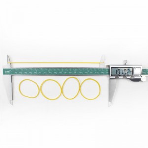 Quellhersteller Großhandel Farbenicht verschiebbare hochelastische Gummibänder für Bürokultur und Bildung