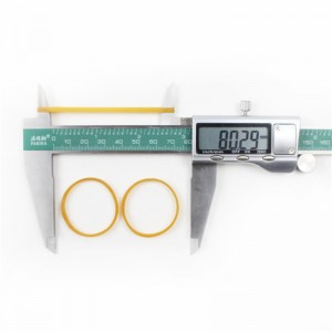 Hersteller Großhandel Naturkautschuk gelb transparent hohe Elastizität und Zähigkeit Krabben, Hummer binden landwirtschaftlichen Gummiband