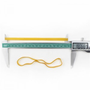 Hersteller Individuelles verlängerte und erweiterte Gummibänder dürliche Hochtemperatur- und Anti-Aging-gelbe Gummi-Gürtel