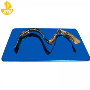 Edelstahlspiegelplatte Nr. 1