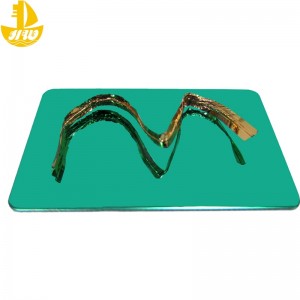 Edelstahlspiegelplatte Nr. 1