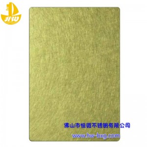 FARBE Edelstahl Zufällige Musterplatte Nr. 1