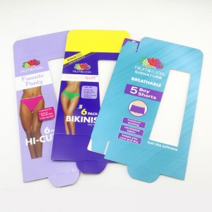 Kleidung Unterwäsche Unterwäsche Anzeigefeld, Fensterkennzeichen.