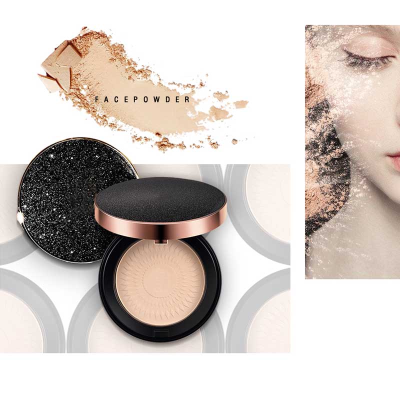 Custom Cosmetic Makeup Compact Presspulver