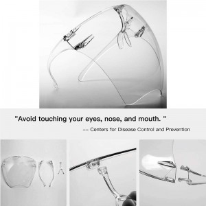 Anti-Fog Goggle Unisex-Visier-volle Gesichtsschutzschildgläser