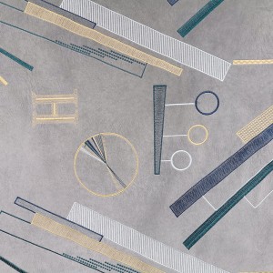 Gesticktes Flanell-Tuch BNT6868