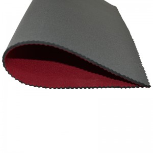 Umweltfreundliches Gewebe wasserdicht Gummi-Polyester-Chloropren-Neopren-Riemen zum Sublimaten-Tasche kosmetische Lycra-Nylon-Spandex-Stoff