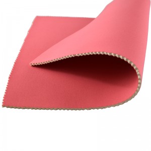 Umweltfreundliches Gewebe wasserdicht Gummi-Polyester-Chloropren-Neopren-Riemen zum Sublimaten-Tasche kosmetische Lycra-Nylon-Spandex-Stoff