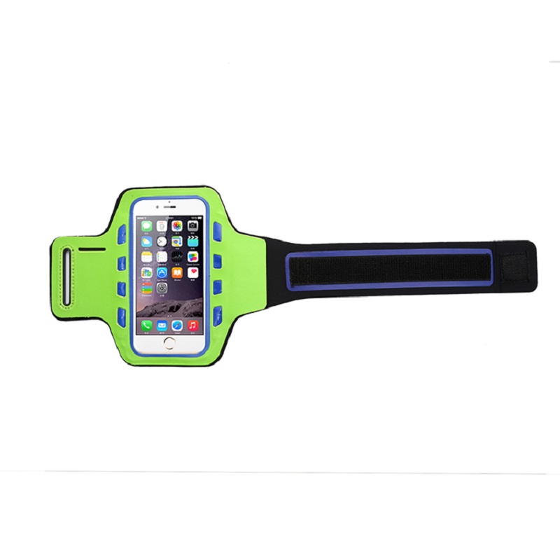 Akteurpreis Großhandel Reflektierende Sicherheit Spandex Armband Wasserdichte Handy Armband für iPhone XS iphone 11