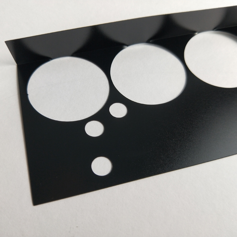 203 * 109 * 0,25mm schwarzes PC-Isolierblatt, temperaturbeständig und leicht zu biegen