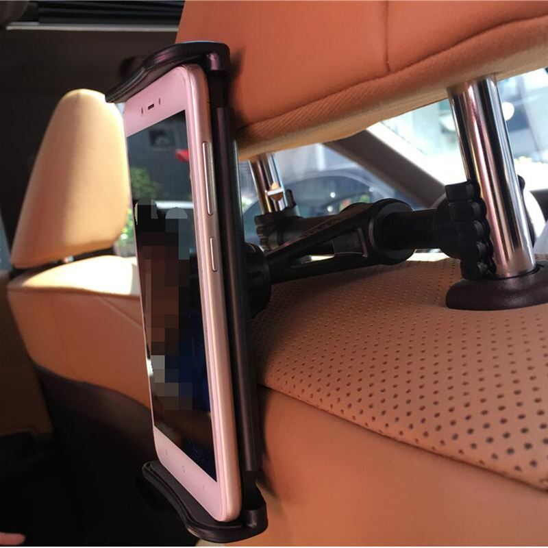 Rücksitzwagen Mobilerhalter Auto Rückseite Sitztelefon Tablet-Halterung für iPhone 7 8 x iPad Samsung S8 Kopfstütze Tablethalter