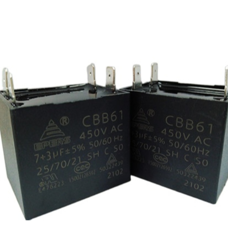 7+3uf 450V 25/70/21 CQC 50/60Hz SH S0 C cbb61 Kondensator für Super Fan