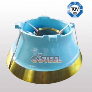 Terex Pegso TC1000, TC1150, TC1300 Kegelbrecher Concaving&Mantle MN22CR2