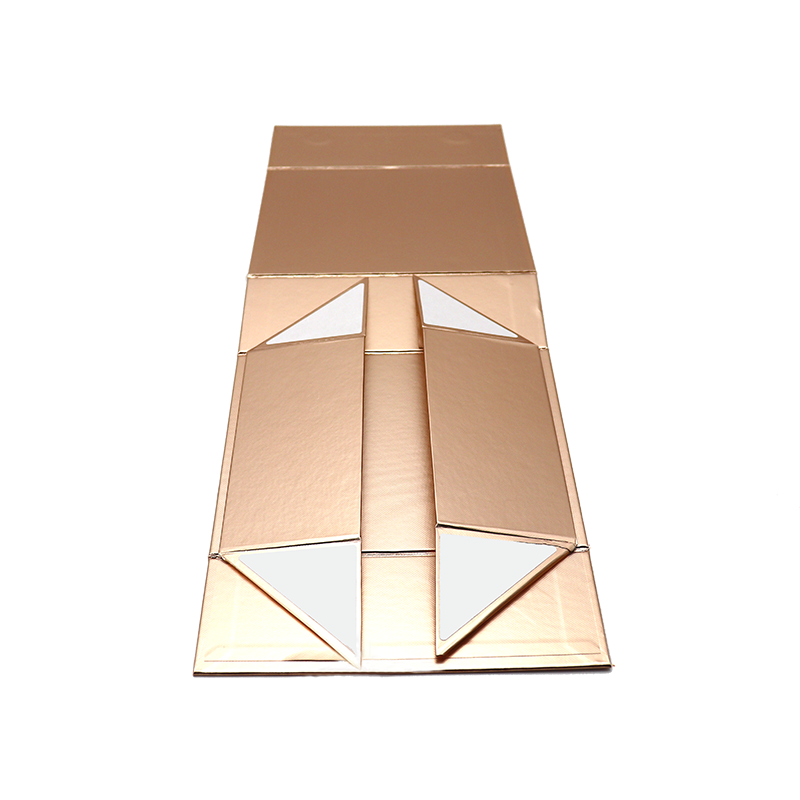 Eco Recycelbarer benutzerdefinierte bunte gedruckte rose goldene luxus rosa große faltende magnetische Verpackungsbox