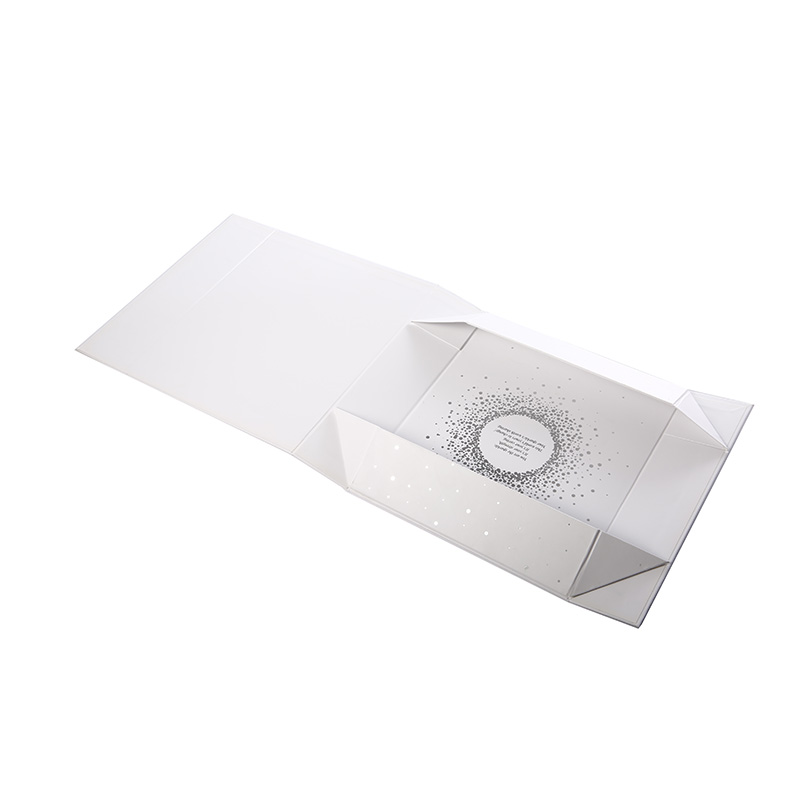Personalisierte Klappklappen-Falten-Luxus-kundenspezifischer weißer Kraftpapier-Karton-Karton-Andenken-magnetische Geschenkbox