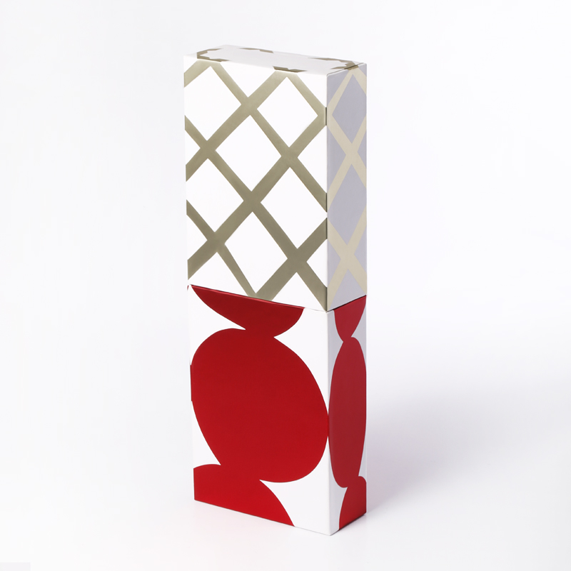 Benutzerdefinierte hochwertige starre Papierdoppelschublade Schiebekastenverpackung für Geschenk