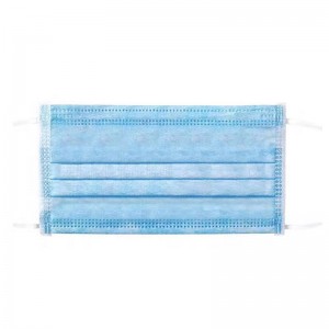 Benutzerdefinierte Logo Middical Grad 3ply wegwerfbare,nicht gewebte Einzelnutzungs-Gesichtsmaske