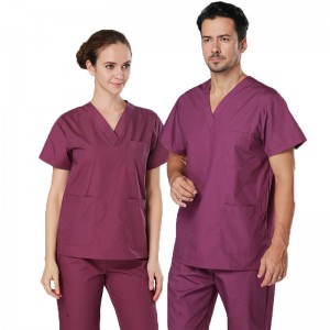 Krankenschwester Doktor Uniform Tops Pants Scrub Sets Custom Logo