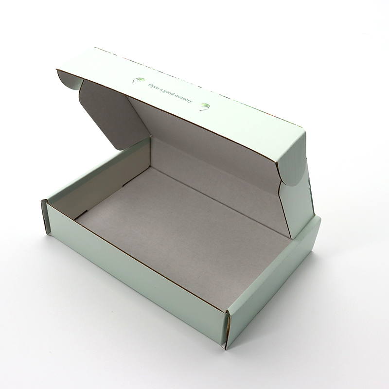 High Grad Low Moq Green Color Paper Packaging Wellpappe für Geschenk