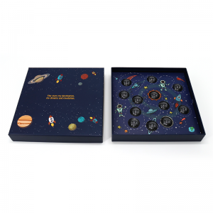 Kundenspezifische rosa Deckel- und Basis-Luxus-Valentinsgruß-Haar-Karton-Papier-Geschenkbox