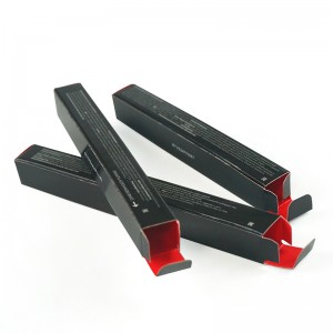 Heißer verkauf benutzerdefinierte druck kleiner lippenstiftsatz Falzpapierlippenglockenverpackungskasten