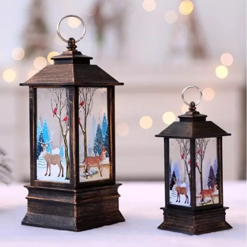 Hängende Laterne-dekorative Kerzenlaterne Günstige Zuhause Dekorative Laterne mit Saite Lights Romantic Portable