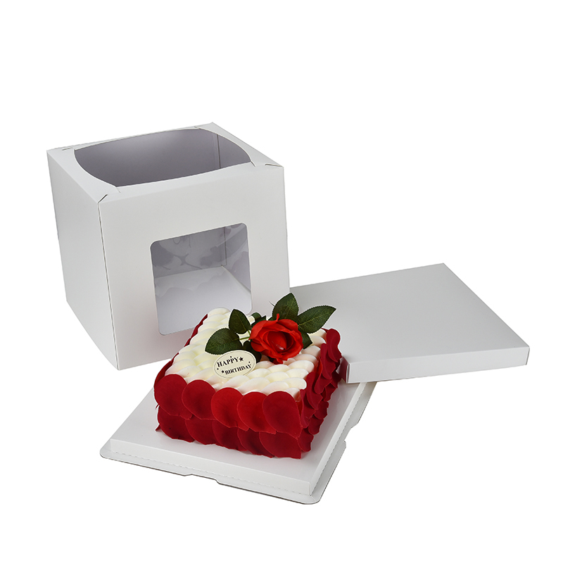 Neue Hochzeitstorte-Box Handgefertigte Luxus-Papier-Geburtstagskuchenkasten