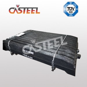 Russischer Modellbrecher-Teile-Anzug für CM110-Kiefer-Brecher-Platte, Kiefer-Würfel, Kieferzahn