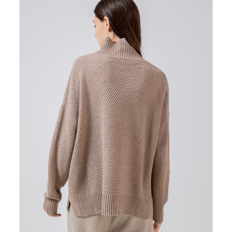 Lose, einfache, lässige und stilvolle australische Wollpullover-Top, das mit allem ist 65001#