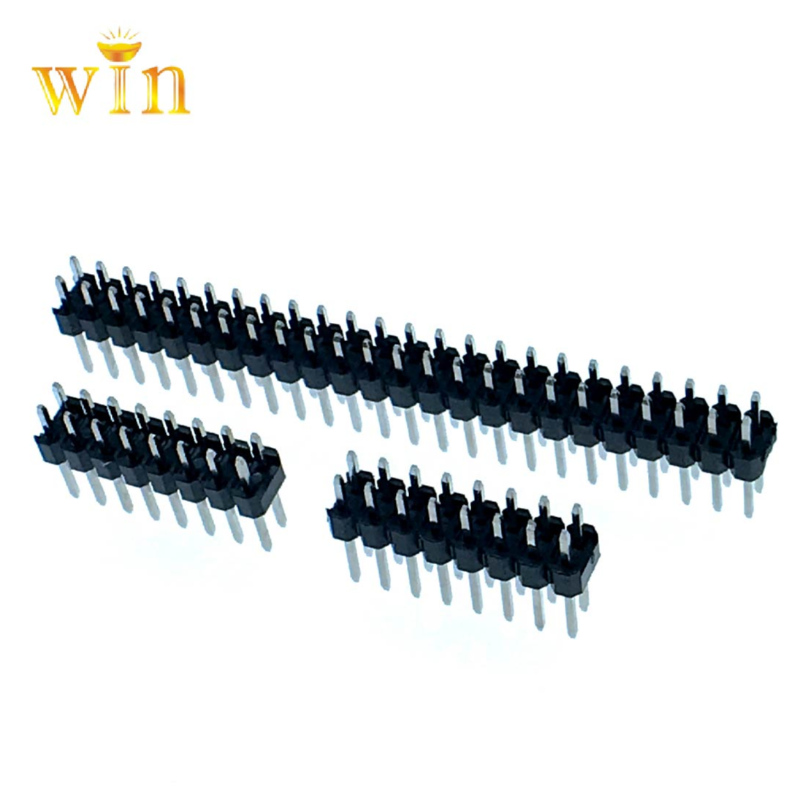 2,54mm 2x8p Dual Row Double Plastic Dip Pin Header 3.0mm-9,2 mm