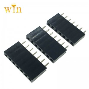 1x7p 180 ° Vertikale DIP-Pin-Header-Buchse H8.5mm