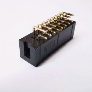 2x8p 2.54mm Pitch Rechtwinkel Dip Kasten Header Weibliche Buchse