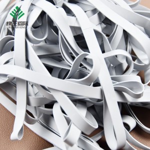 Der Gummibandhersteller produziert und verkauftnatürlichen Badeanzug-Elastizitätsband-Unterwäsche-Gürtel, Badbrillenzubehör