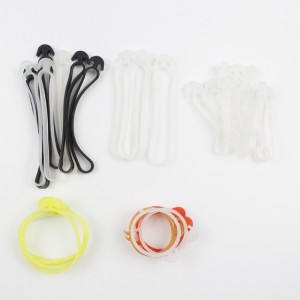 Der Hersteller erzeugt und verkauft hakenförmige Gummibänder und kannnatürliche Gummibänder anpassen