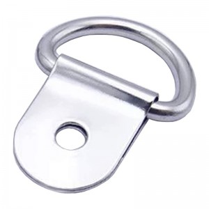 Kleine Stahl-D-Ring-Krawatte, D Ringe Anker-Peitschenring für Ladungen für Lastwagenladungsanhänger RV-Boote