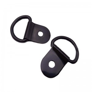 D-Ring-Krawatte-Downs, D-Rings Anker-Ringring für Lasten auf Anhänger LKWs RV-Camper Vans ATV-SUV-Boote Motorräder usw. Fahrzeuge Schwerlastbinderring mit Montagehalterung