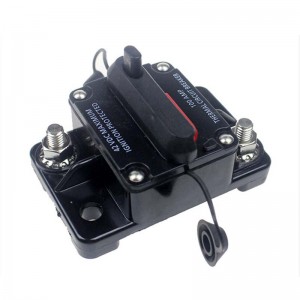 12V 24VDC 60A 80A 100A 150A 200A 250A 300A Black Color Home Solar System Wasserdichte Leistungsschalter Zurücksetzen Sicherungsumrichter