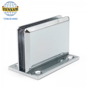 Badezimmer Clip Dusche Zimmer Hardware Zubehör Glastür Clip Scharnier Zinklegierung Glas Clip Dusche Zimmer Scharnier 180 Grad