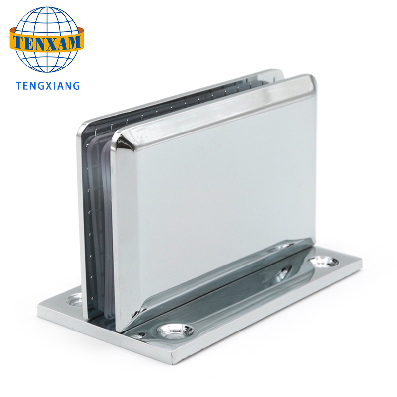 Badezimmer Clip Dusche Zimmer Hardware Zubehör Glastür Clip Scharnier Zinklegierung Glas Clip Dusche Zimmer Scharnier 180 Grad