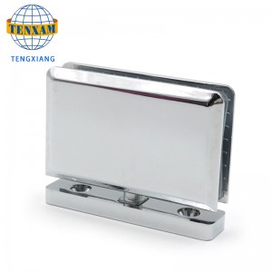 China Lieferant Günstiger Verkauf Guangdong Jinli Hardware Polnischer Messing Glas Scharnier Öffnen Sie das 90-Grad-Scharnier