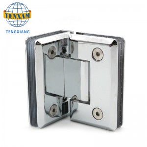 90-Grad-Show Glastür-Scharnier-Edelstahl-Badezimmer-Klemme