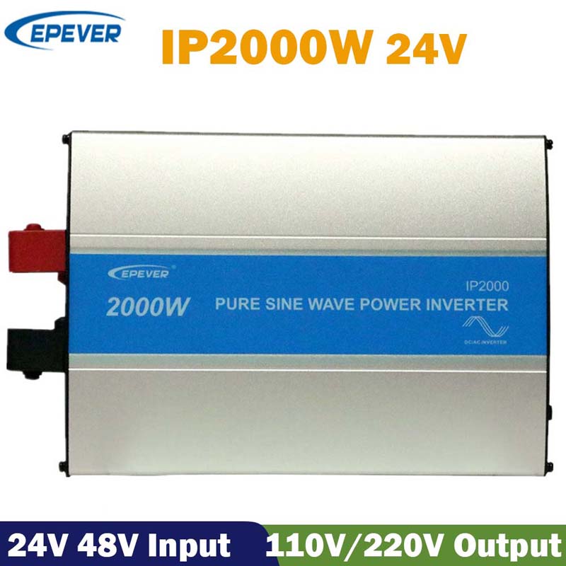 EPEVER IPOwer2000W Solar Power Off Grid Pure Sinus Wave Wechselrichter 24VDC 110V120V 220V230V Solarladegerät Inverser 50Hz 60Hz
