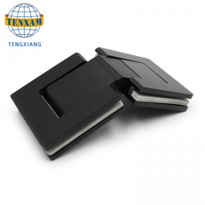 Heißer Verkauf 135 Grad 304 ss matte schwarze Duschglas-Türen Scharniere