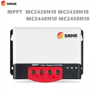 SRNE MC MPPT 20A 30A 40A 50A Solar Off-Grid Controller 12V/24V Auto MAX 100V Bluetooth Display Solar Batterieregler