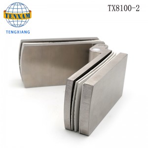 Badezimmer-Hardware-Hochleistungs-lange Falten 180-Grad-Duschtürglas zum Glas freies Scharnier