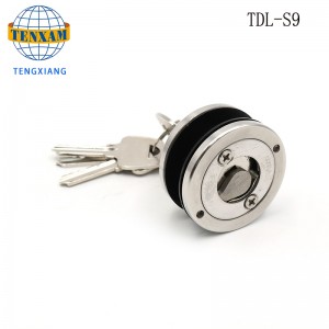 Hochwertige Gleitglas-Türschlösser mit Schließzylinder